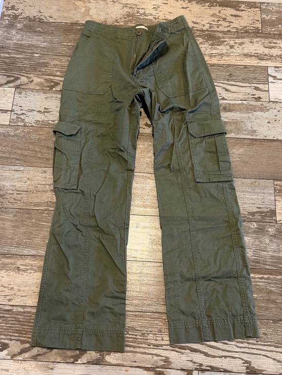 Abercrombie & Fitch Pants - Abercrombie & Fitch Green Cargo Straight-Leg Pants Size 26/2